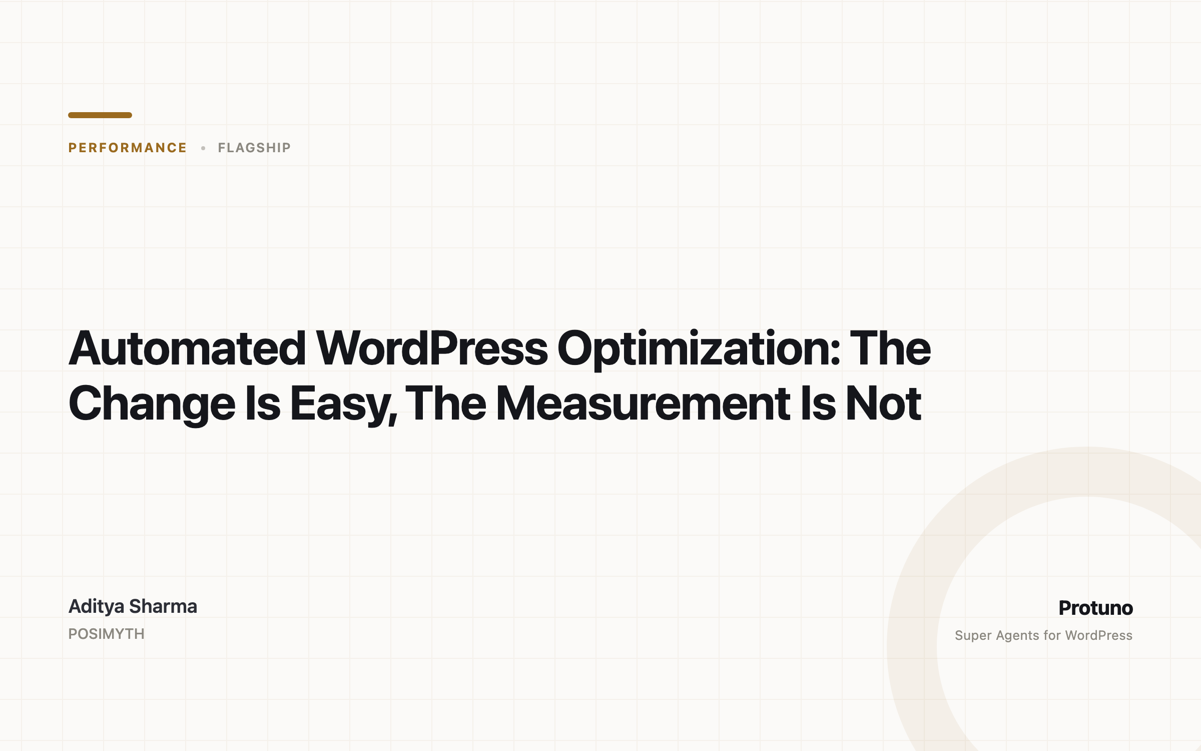 Automated WordPress Optimization: The Change Is Easy, The Measurement Is Not