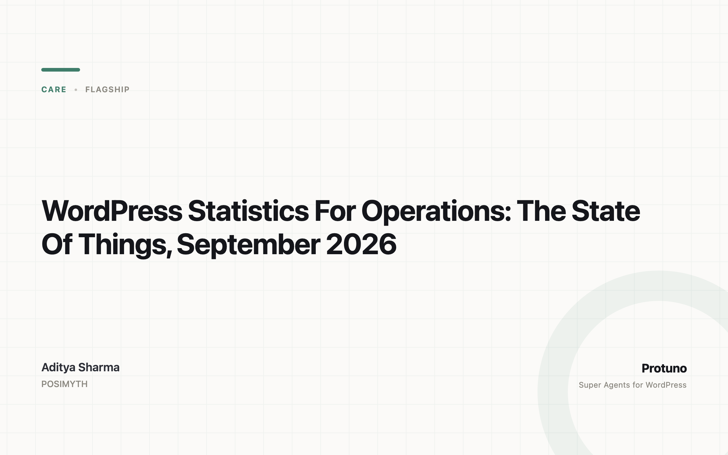 WordPress Statistics For Operations: The State Of Things, September 2026