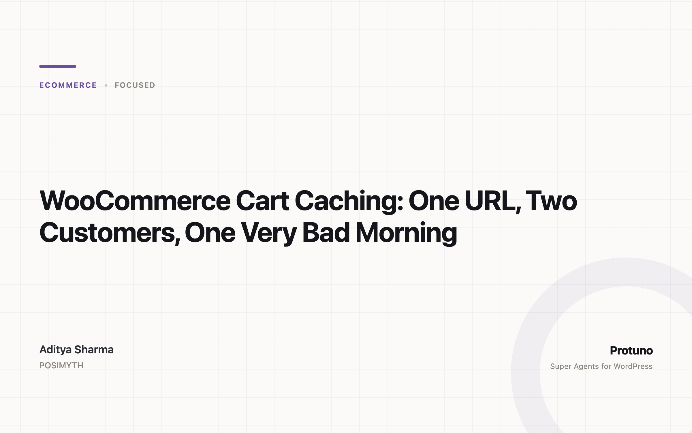 WooCommerce Cart Caching: One URL, Two Customers, One Very Bad Morning
