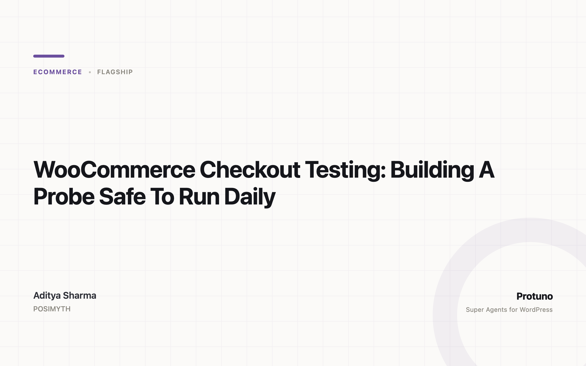WooCommerce Checkout Testing: Building A Probe Safe To Run Daily