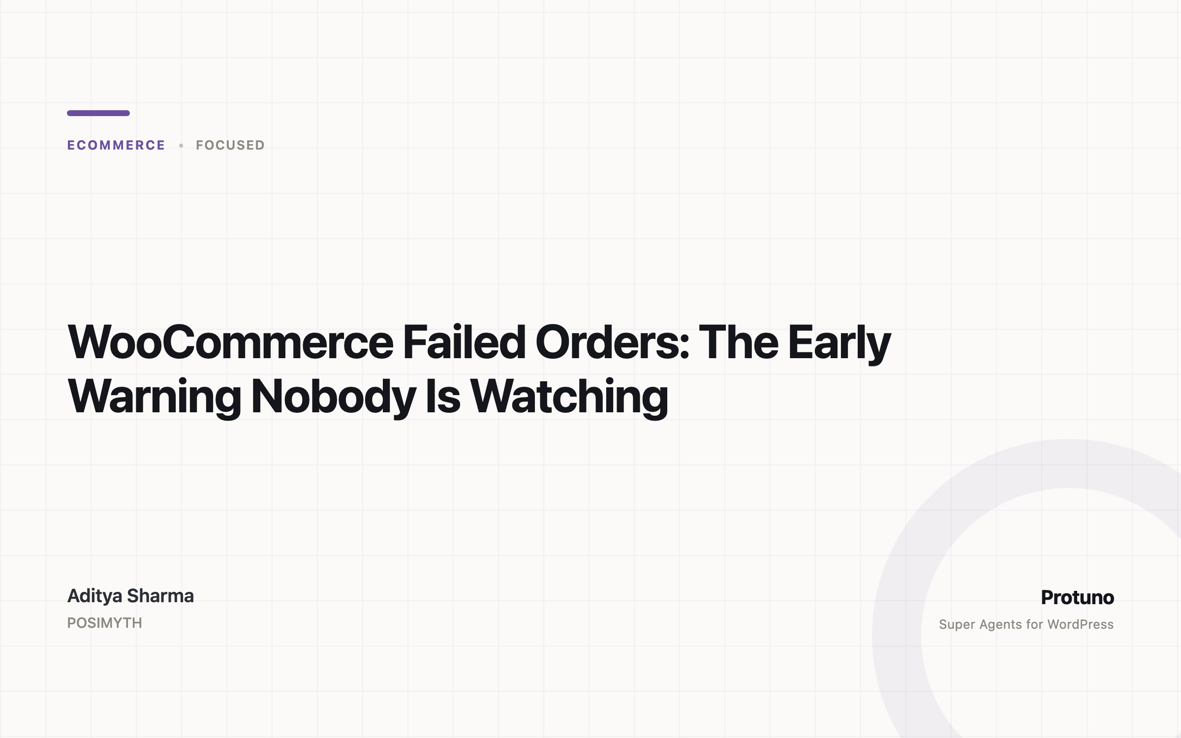 WooCommerce Failed Orders: The Early Warning Nobody Is Watching