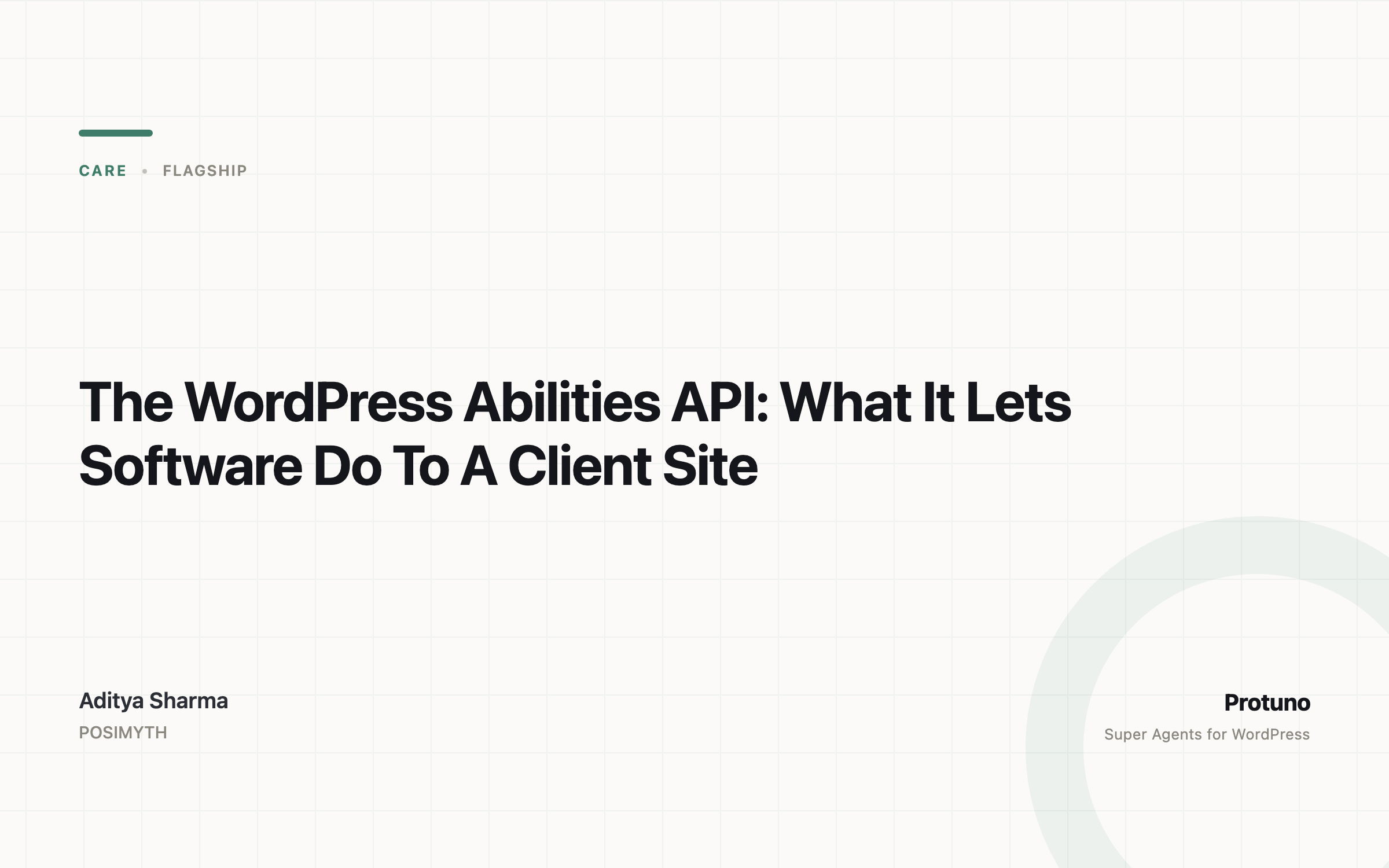 The WordPress Abilities API: What It Lets Software Do To A Client Site