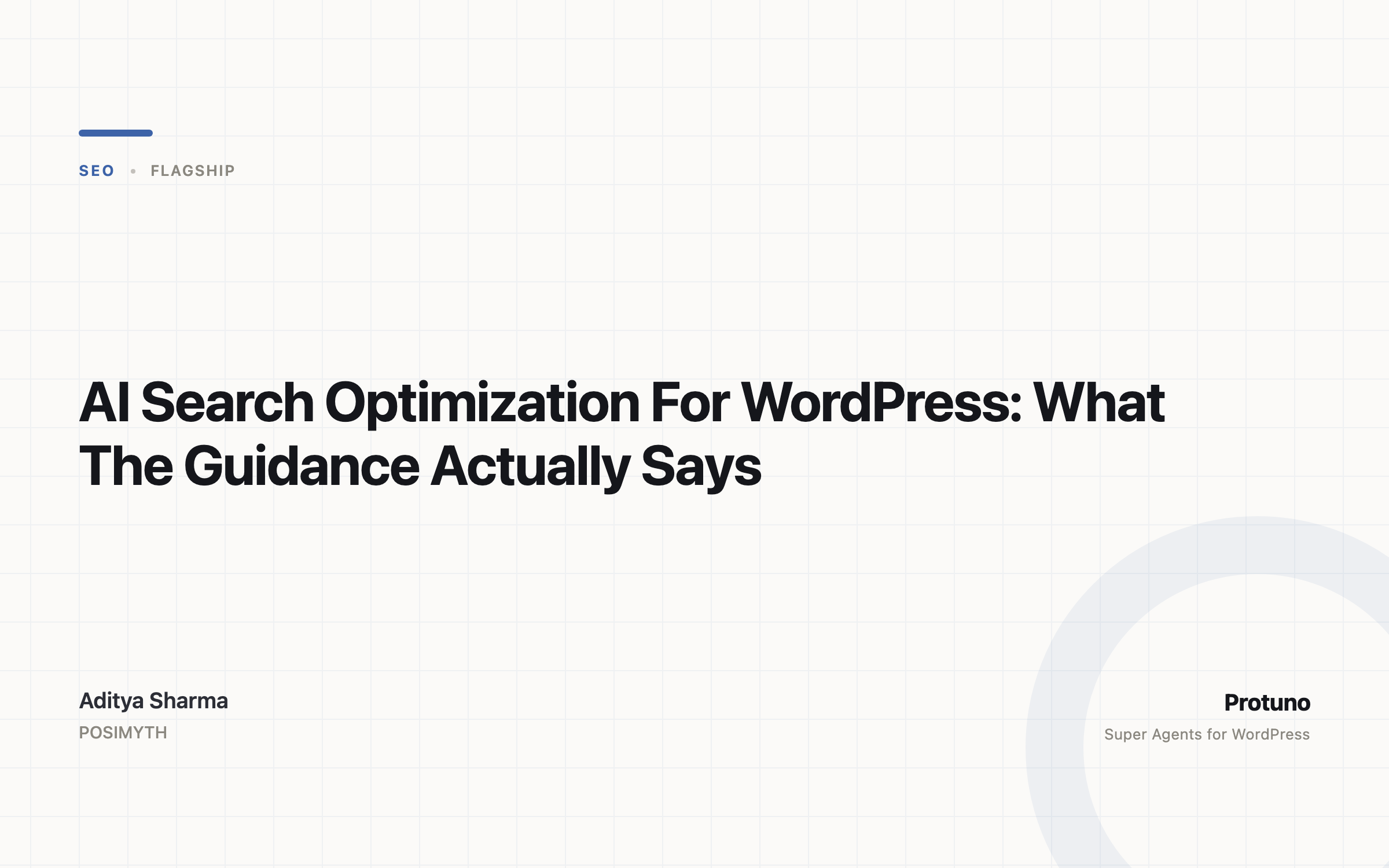 AI Search Optimization For WordPress: What The Guidance Actually Says