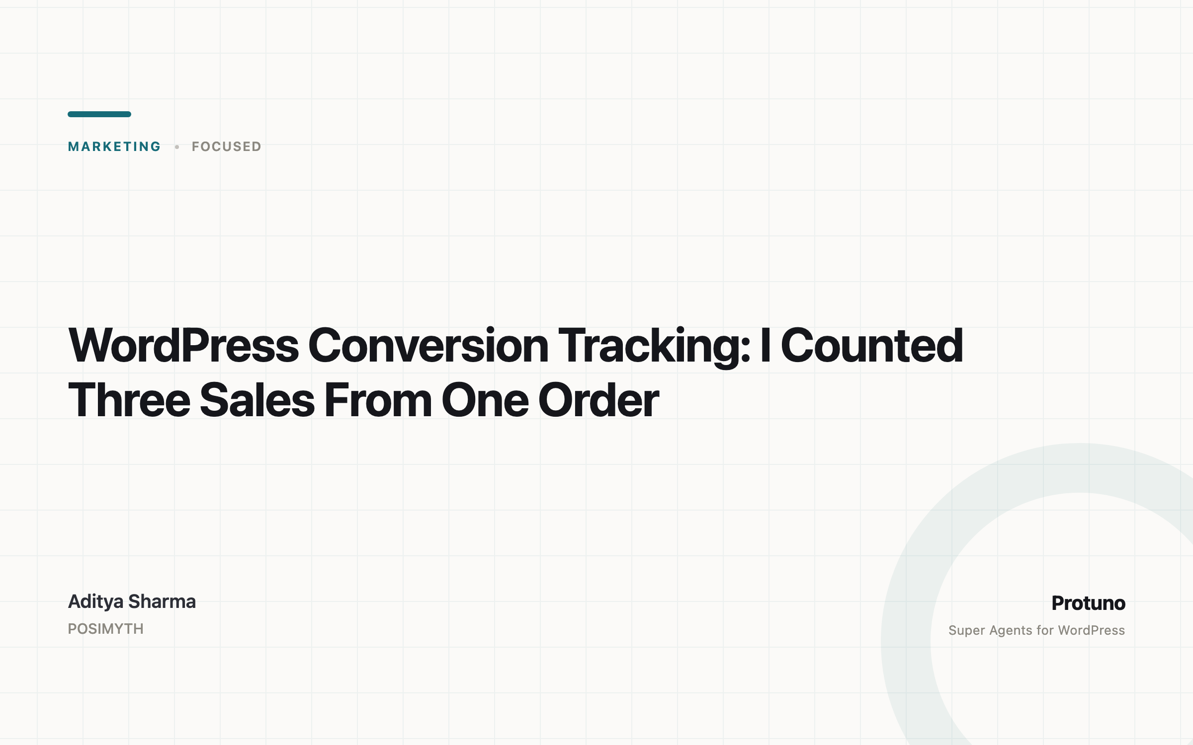 WordPress Conversion Tracking: I Counted Three Sales From One Order