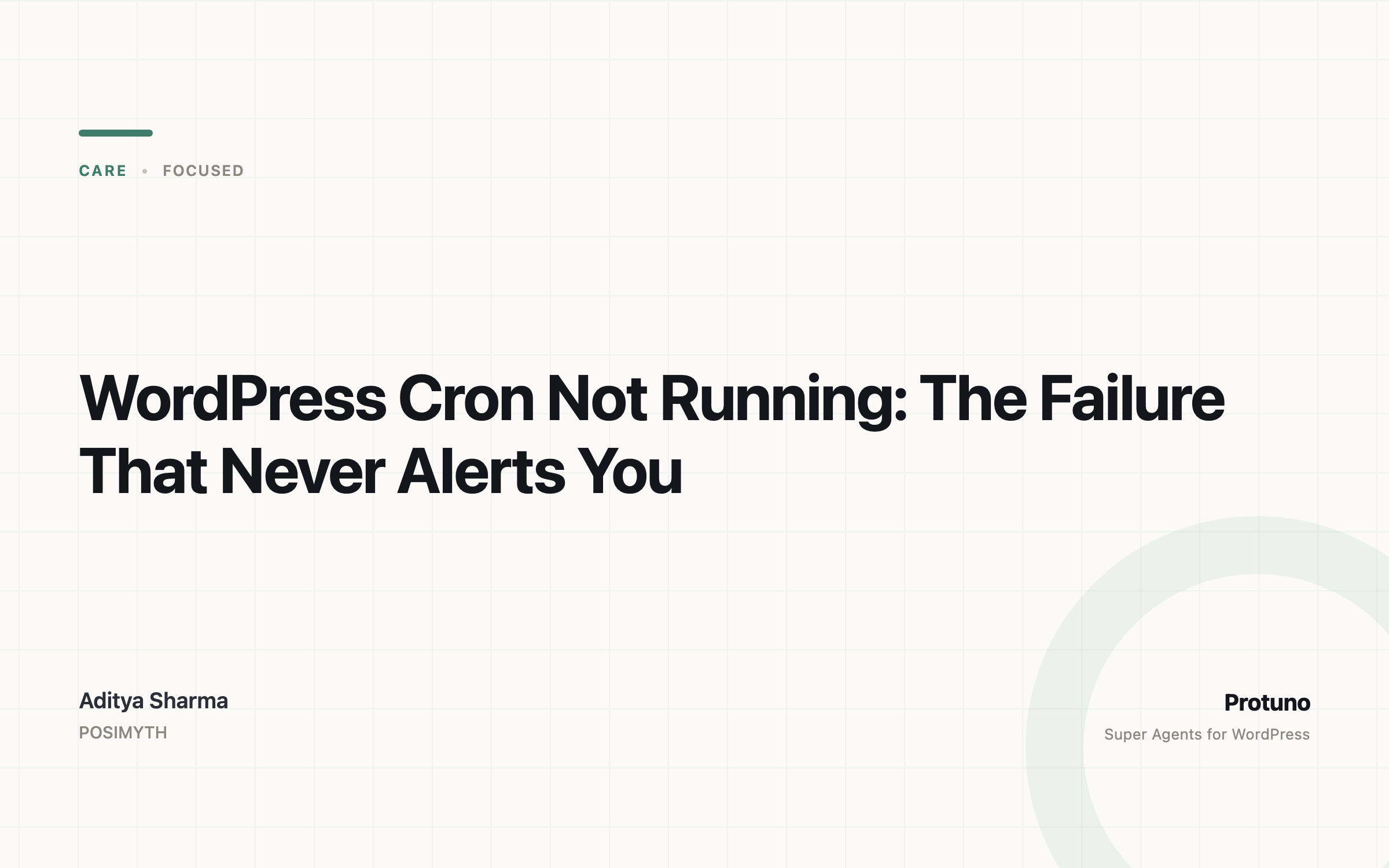 WordPress Cron Not Running: The Failure That Never Alerts You