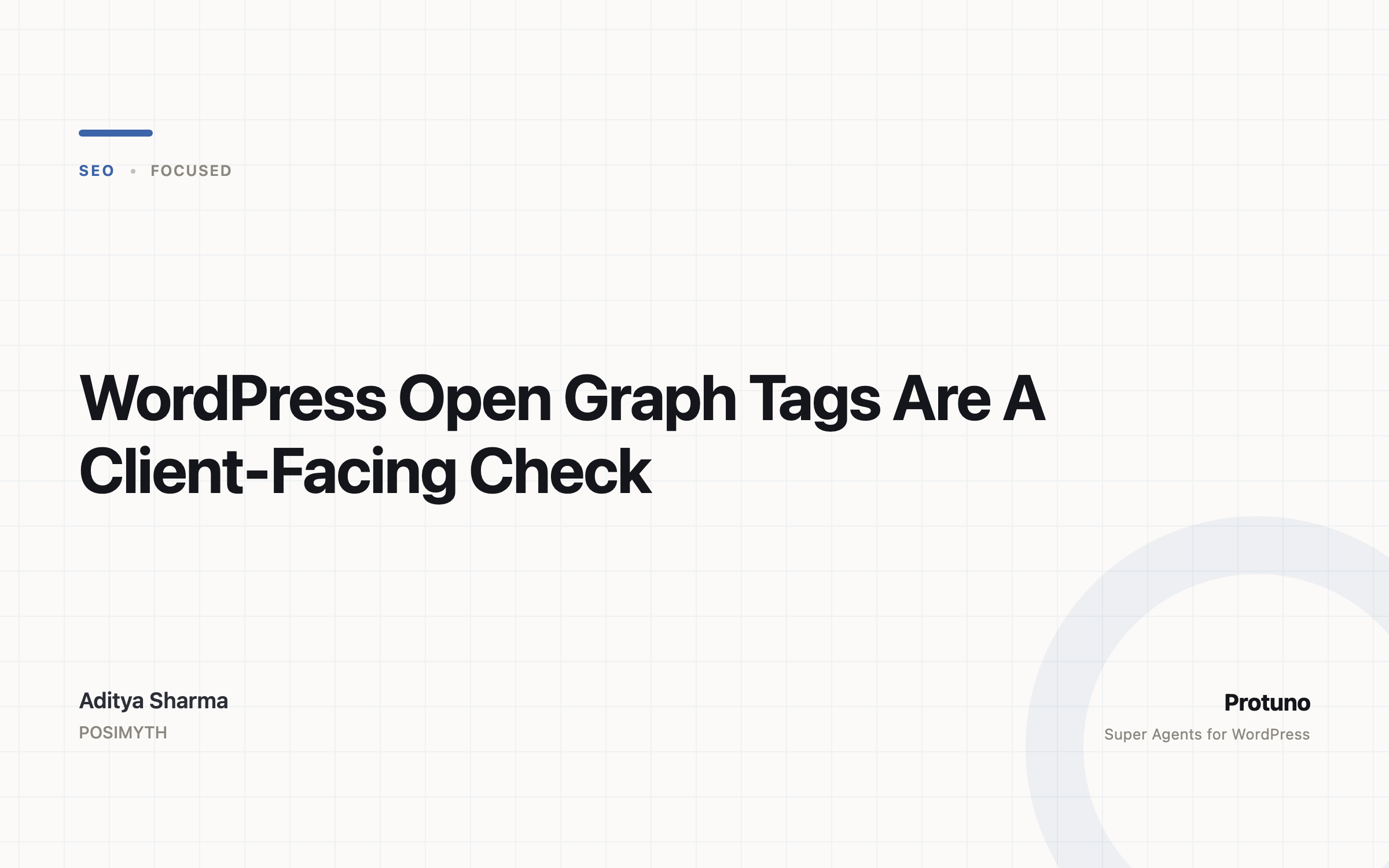 WordPress Open Graph Tags Are A Client-Facing Check