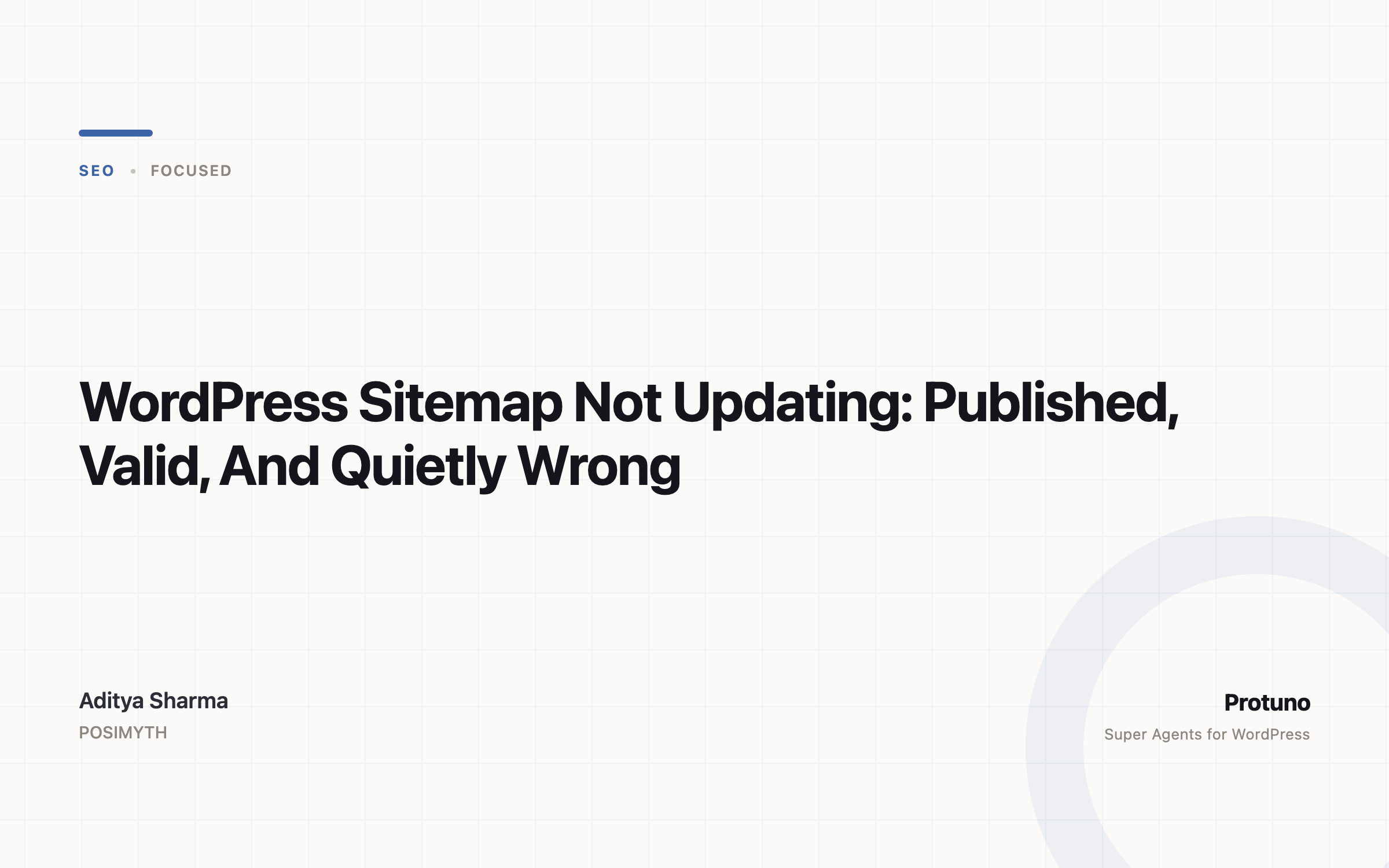 WordPress Sitemap Not Updating: Published, Valid, And Quietly Wrong