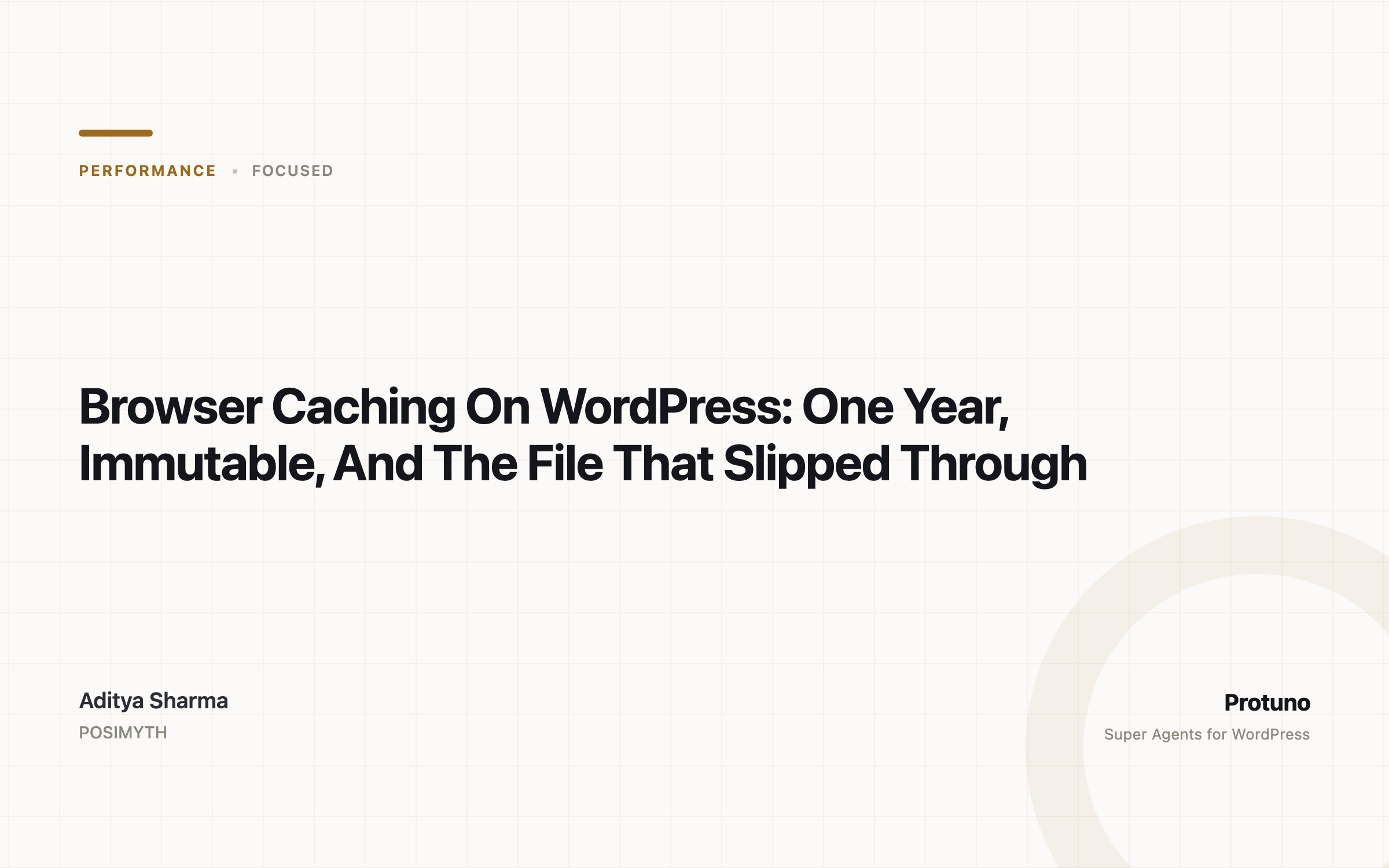 Browser Caching On WordPress: One Year, Immutable, And The File That Slipped Through