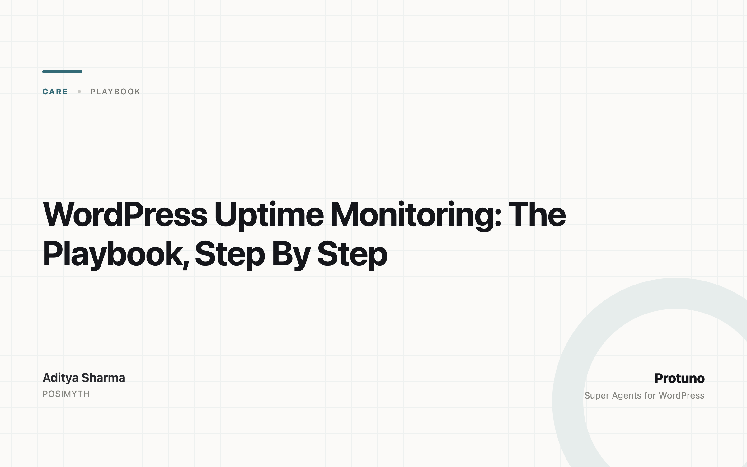 WordPress Uptime Monitoring: The Playbook, Step By Step