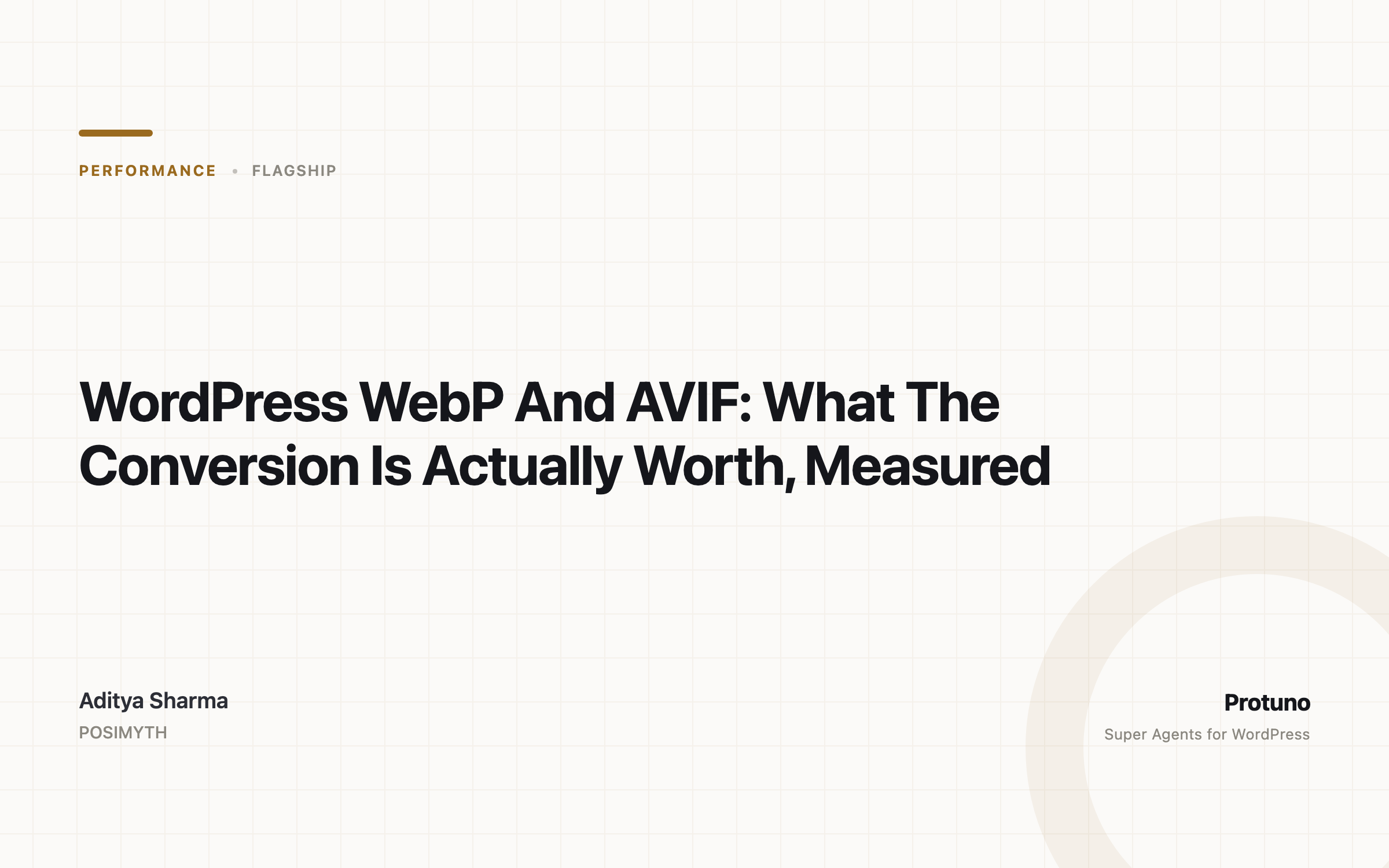 WordPress WebP And AVIF: What The Conversion Is Actually Worth, Measured