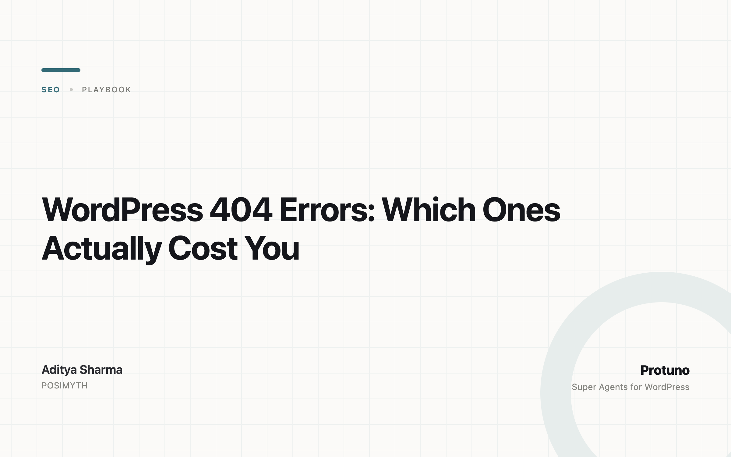 WordPress 404 Errors: Which Ones Actually Cost You