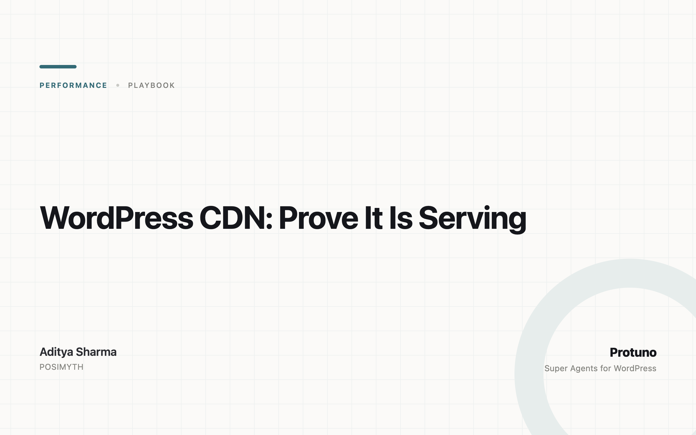 WordPress CDN: Prove It Is Serving