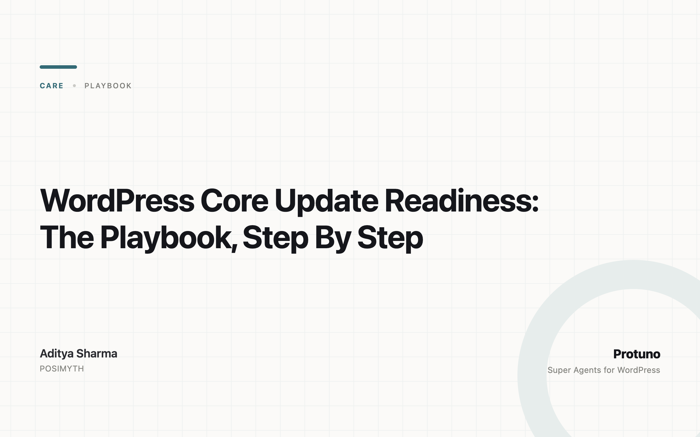 WordPress Core Update Readiness: The Playbook, Step By Step