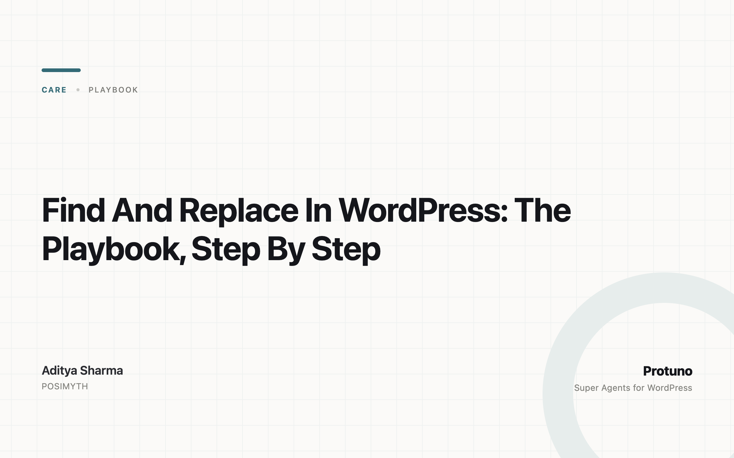 Find And Replace In WordPress: The Playbook, Step By Step