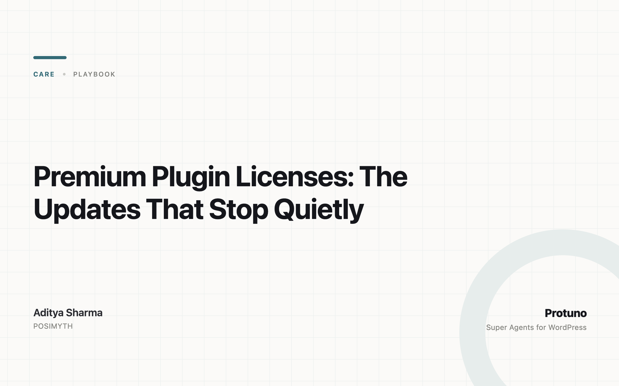 Premium Plugin Licenses: The Updates That Stop Quietly