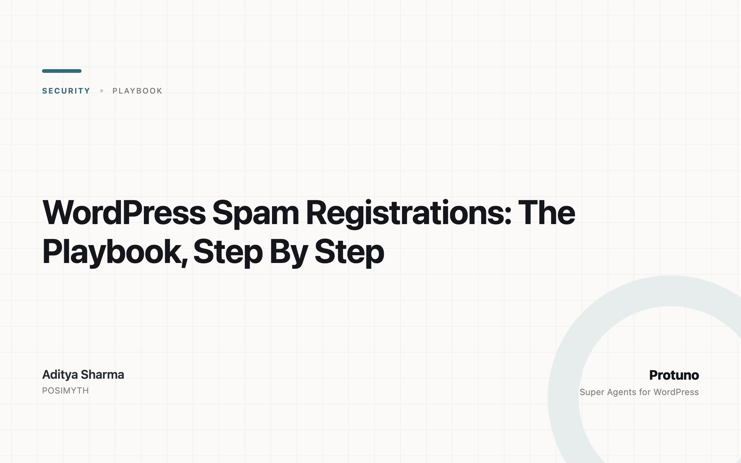 WordPress Spam Registrations: The Playbook, Step By Step