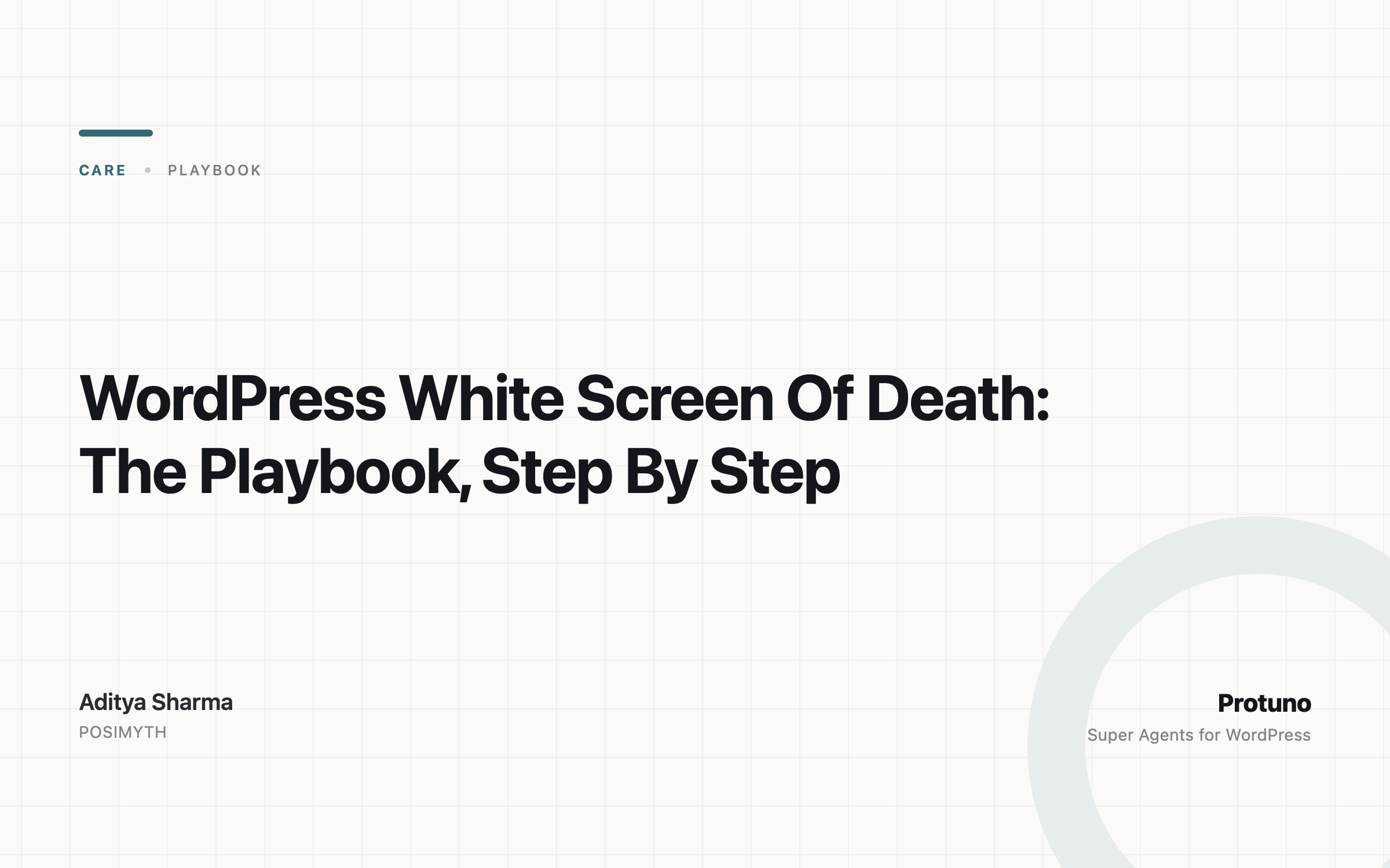 WordPress White Screen Of Death: The Playbook, Step By Step
